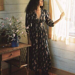 NWT Christy Dawn | The Brigitte Dress | Night Bouquet | Medium